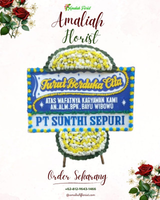 Papan Bunga Duka di Hilimbaruzo