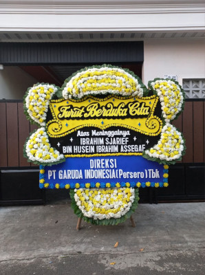 Papan Bunga Duka di Hilimbaruzo