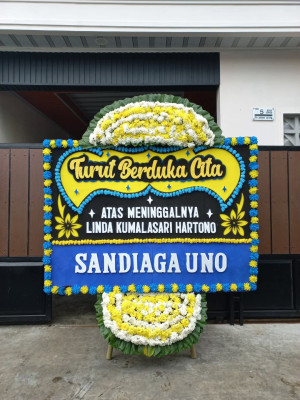 Papan Bunga Duka di Hilimbaruzo