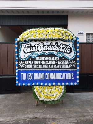 Papan Bunga Duka di Hilimbaruzo